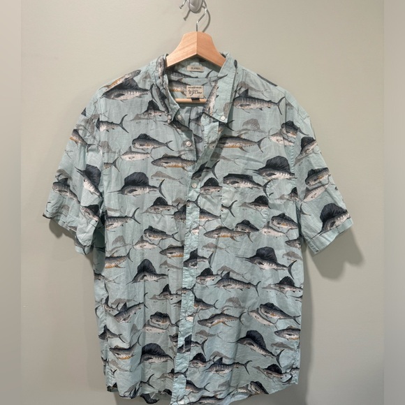 J. Crew Classic fit sailfish button up shirt - Picture 2 of 6